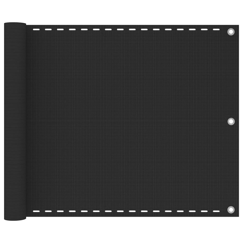 Tela varanda HDPE 75x400 cm antracite