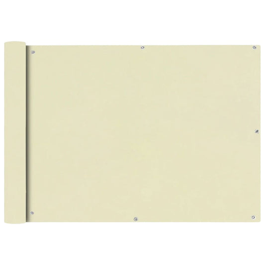 Tela varanda tecido oxford 75x400 cm creme