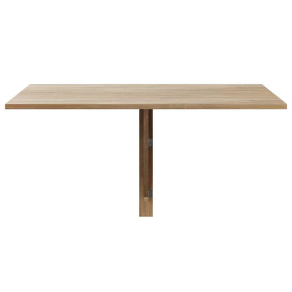 Mesa de parede dobrável 100x60 cm carvalho