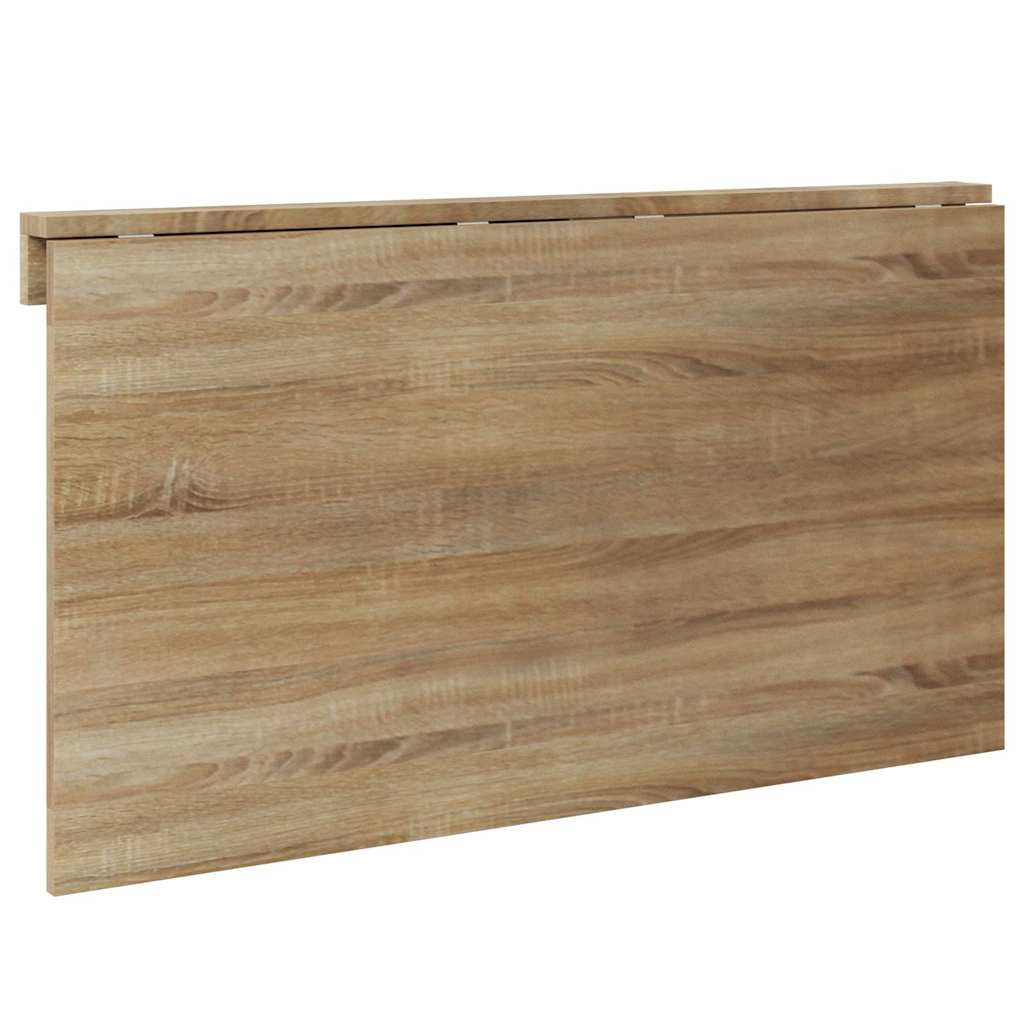 Mesa de parede dobrável 100x60 cm carvalho