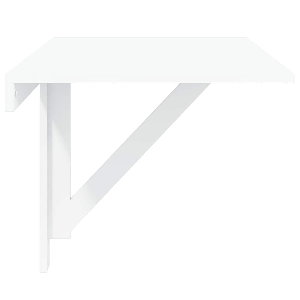 Mesa de parede dobrável 100x60 cm branco
