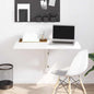 Mesa de parede dobrável 100x60 cm branco