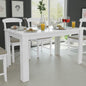 Mesa de jantar 140x80x75 cm branco