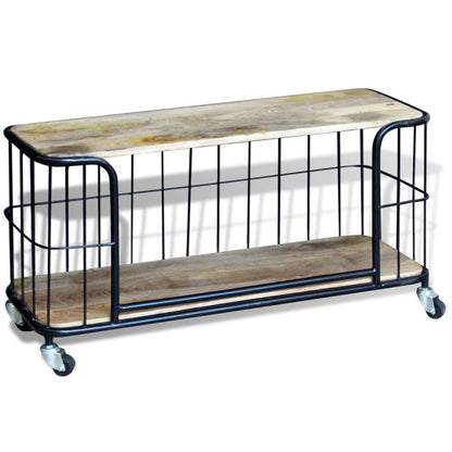 Armário TV madeira de mangueira sólida