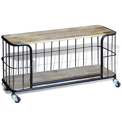 Armário TV madeira de mangueira sólida