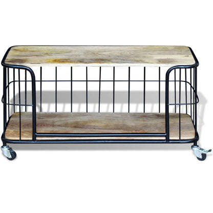 Armário TV madeira de mangueira sólida