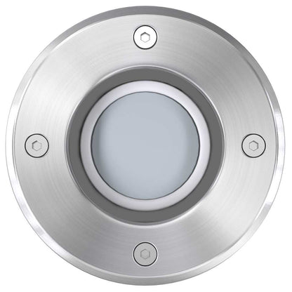 Iluminação LED p/ piso exterior, 3 pcs, redondo
