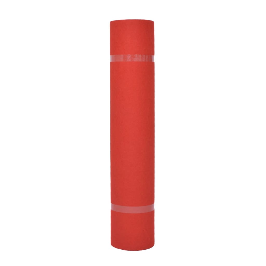 Carpete lisa para eventos 1x24 m vermelho