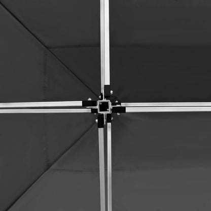 Tenda dobrável profissional c/ parede alumínio 4,5x3m antracite