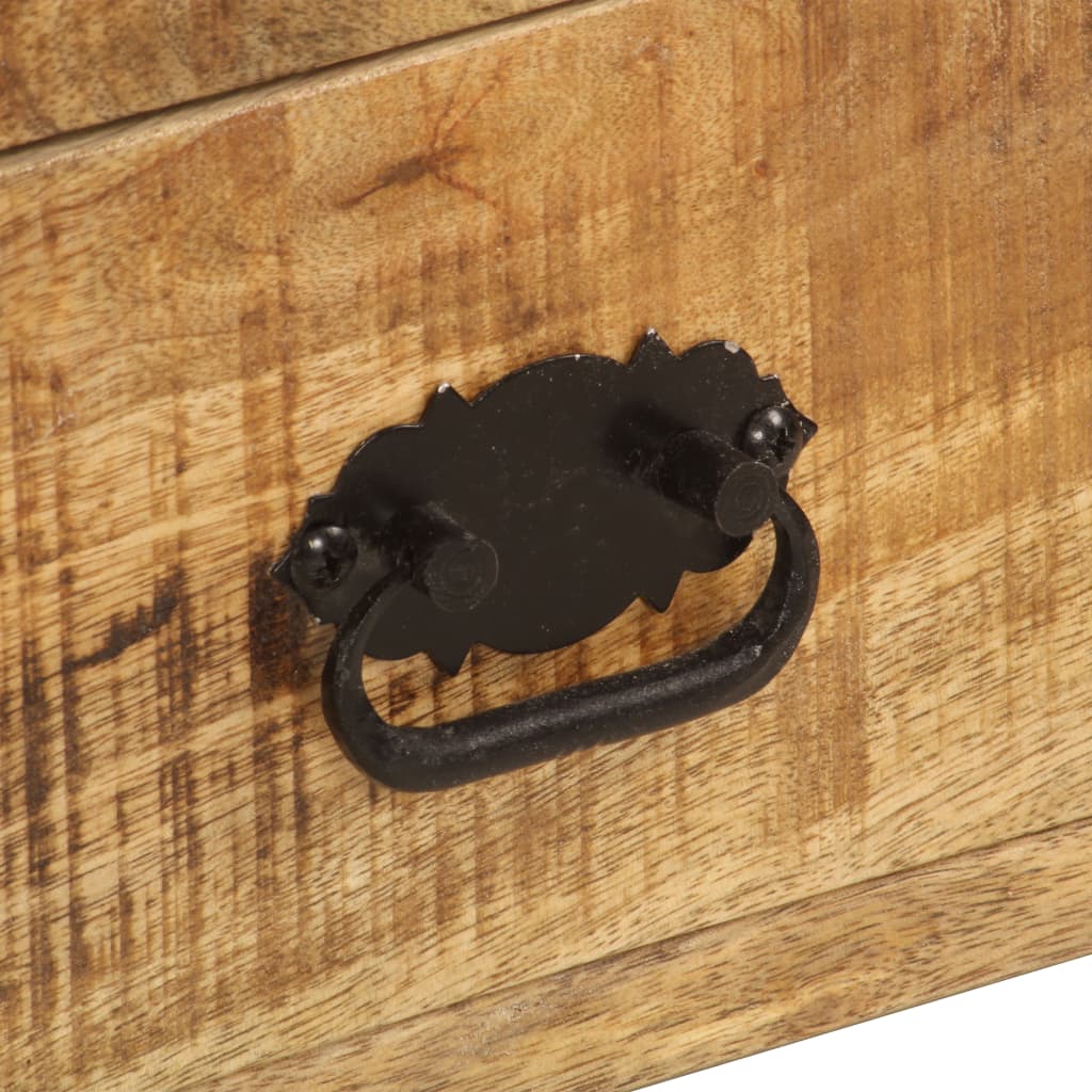 Móvel de TV em madeira de mangueira maciça