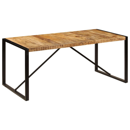 Mesa de jantar 180x90x75 cm madeira de magueira maciça
