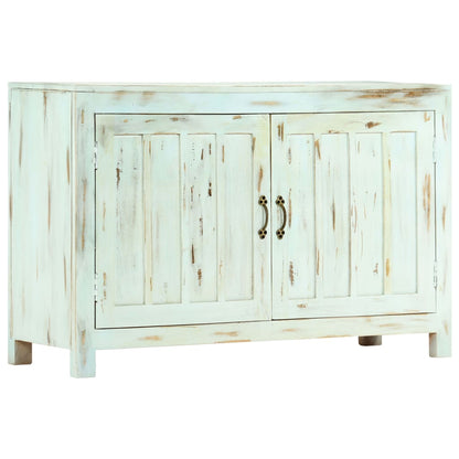Aparador 110x35x70 cm madeira de mangueira maciça azul-claro
