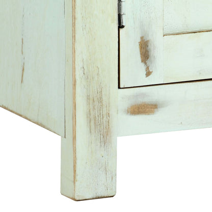 Aparador 110x35x70 cm madeira de mangueira maciça azul-claro