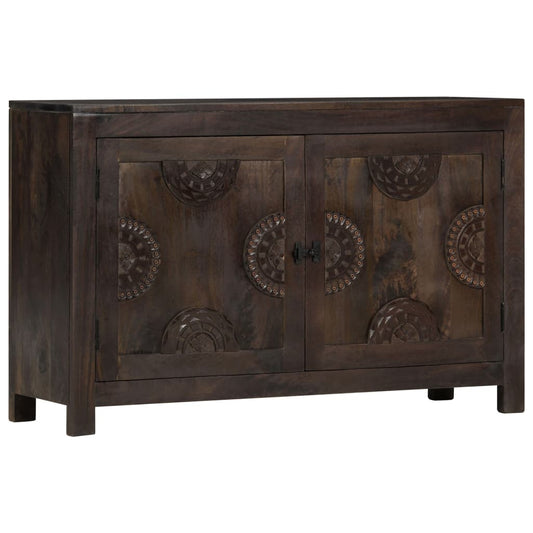 Aparador design esculpido 110x35x70 cm madeira mangueira maciça