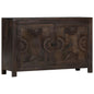 Aparador design esculpido 110x35x70 cm madeira mangueira maciça