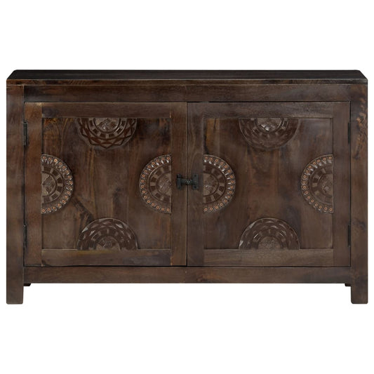 Aparador design esculpido 110x35x70 cm madeira mangueira maciça