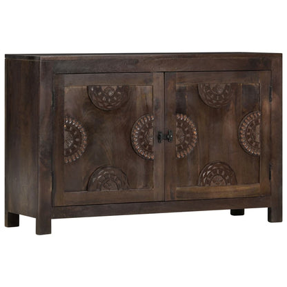 Aparador design esculpido 110x35x70 cm madeira mangueira maciça
