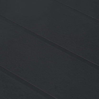 Mesa de jardim 79x79x72 cm plástico antracite c/ aspeto de vime