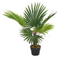 Palmeira artificial com vaso 70 cm verde