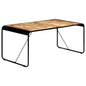 Mesa de jantar 180x90x76 cm madeira de mangueira maciça áspera