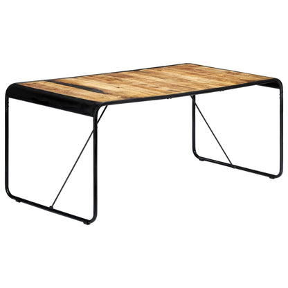 Mesa de jantar 180x90x76 cm madeira de mangueira maciça áspera