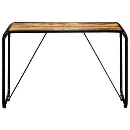 Mesa de jantar 118x60x76 cm madeira de mangueira maciça áspera