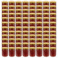 Frascos de vidro com tampas douradas 96 pcs 230 ml