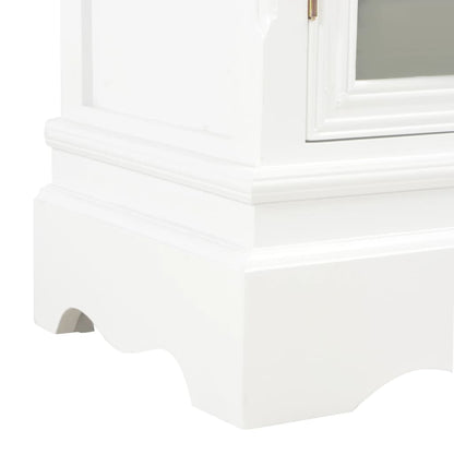 Aparador 70x28x70 cm madeira de pinho maciça branco