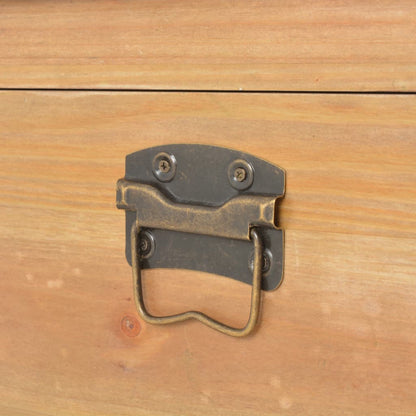 Baú de arrumação com almofadão 80x40x40 cm MDF
