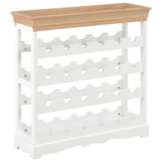 Garrafeira 70x22,5x70,5 cm MDF branco