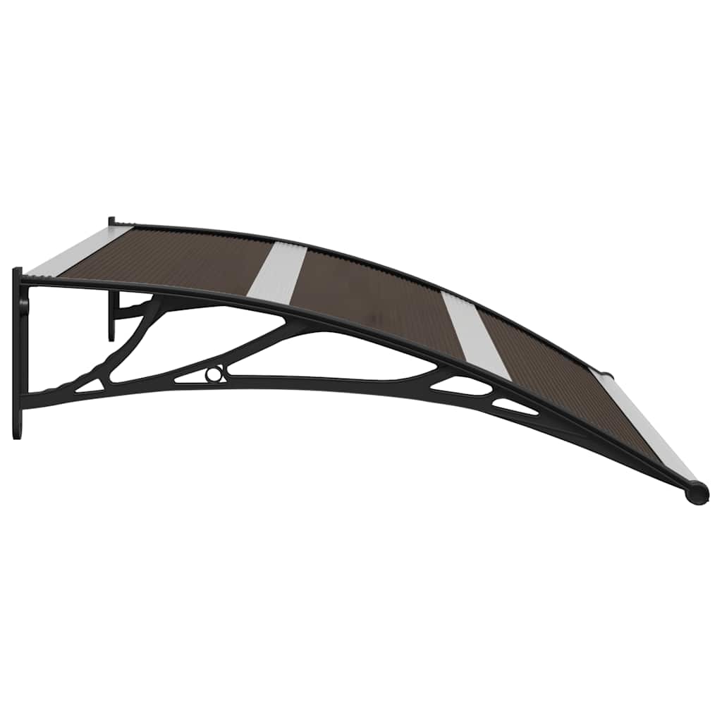 Toldo de porta 120x75 cm PC preto