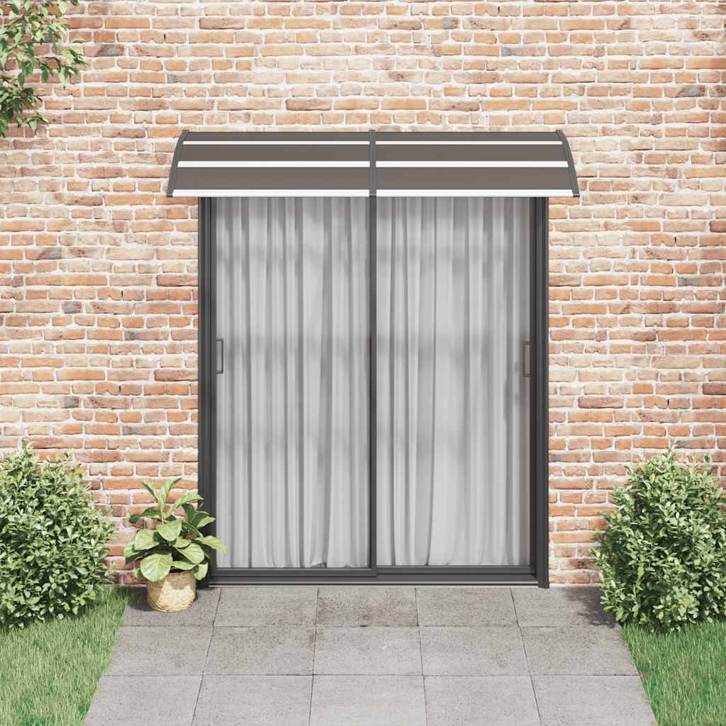 Toldo de porta 200x75 cm PC preto