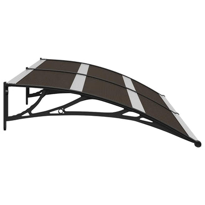 Toldo de porta 200x75 cm PC preto