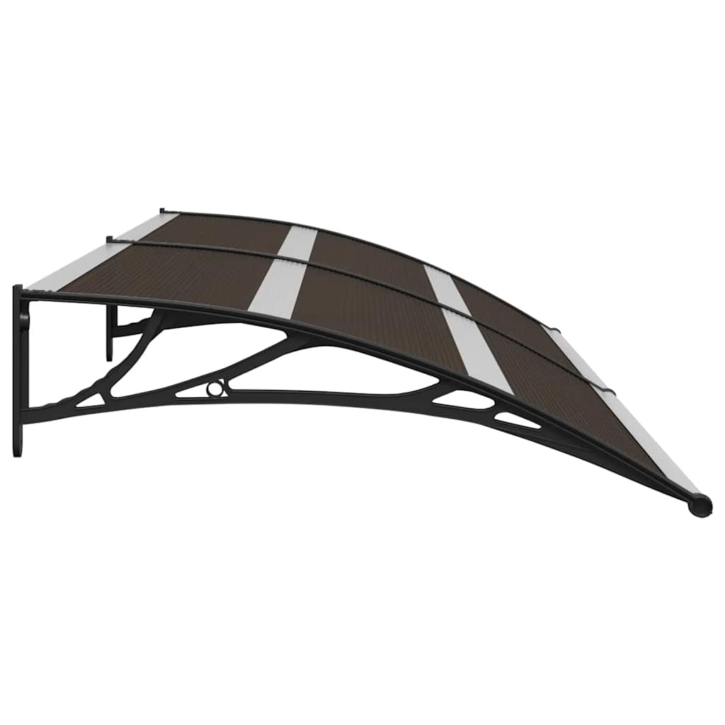 Toldo de porta 240x75 cm PC preto