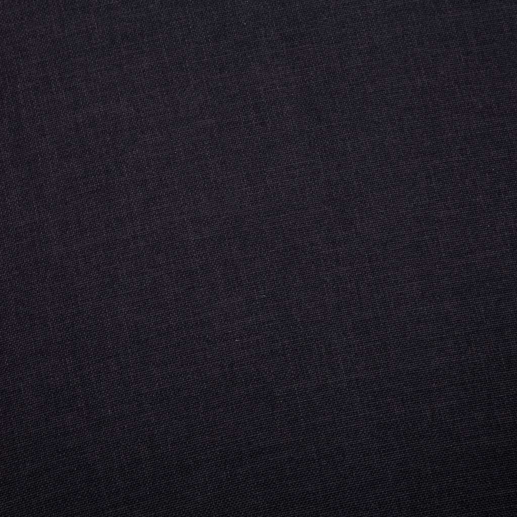 Sofá de 3 lugares em tecido preto