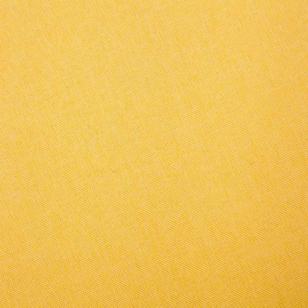 Sofá de 3 lugares em tecido amarelo