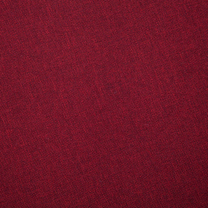 Sofá de 2 lugares em tecido vermelho tinto