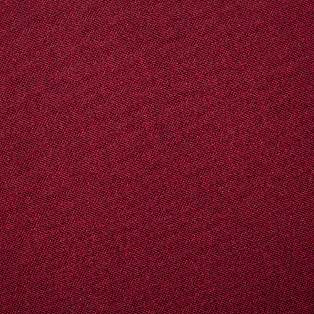 Sofá de 3 lugares em tecido vermelho tinto