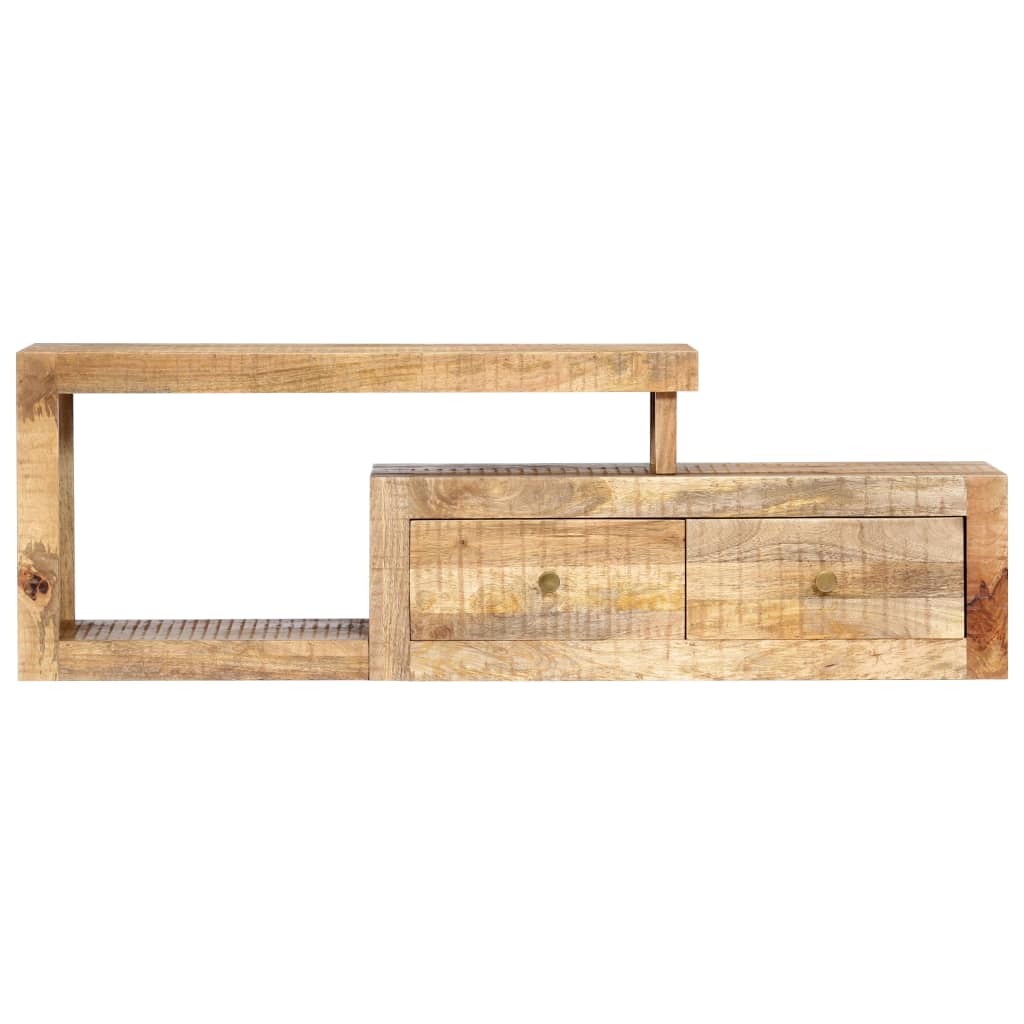 Móvel de TV de madeira de mangueira maciça