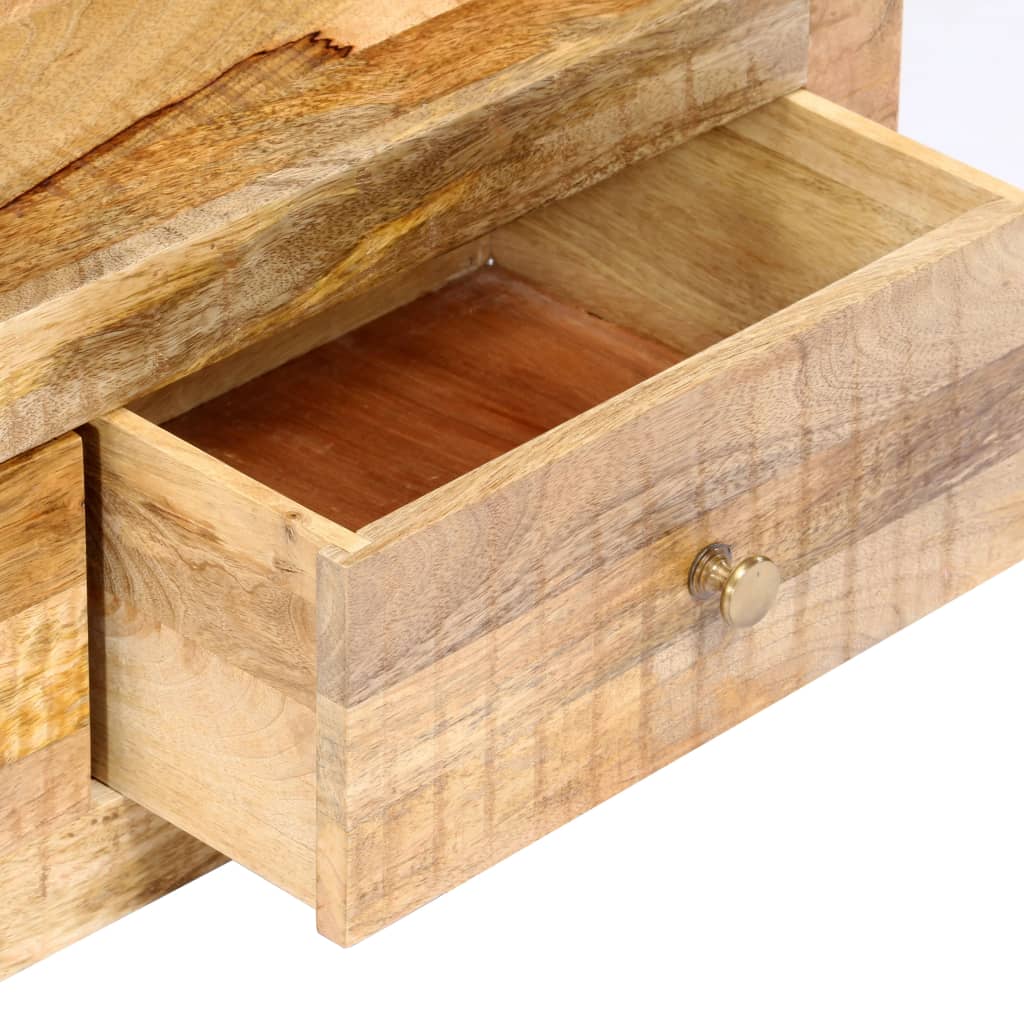 Móvel de TV de madeira de mangueira maciça