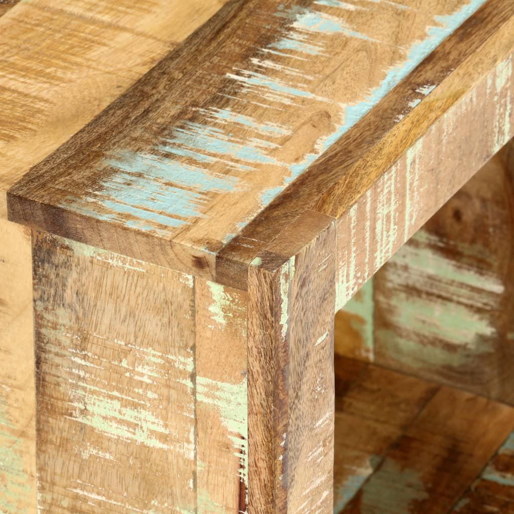 Móvel de TV de madeira recuperada maciça