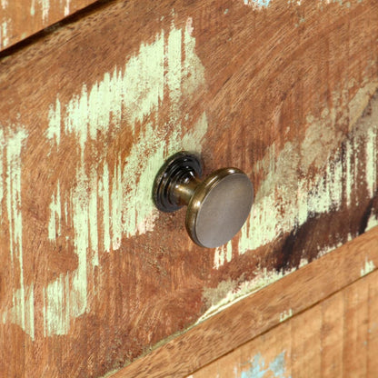 Móvel de TV de madeira recuperada maciça