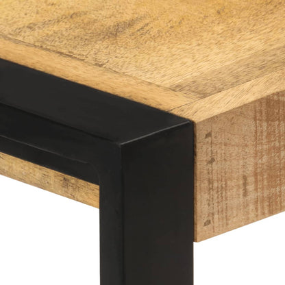 Armário lateral 120x30x75 cm madeira de mangueira maciça