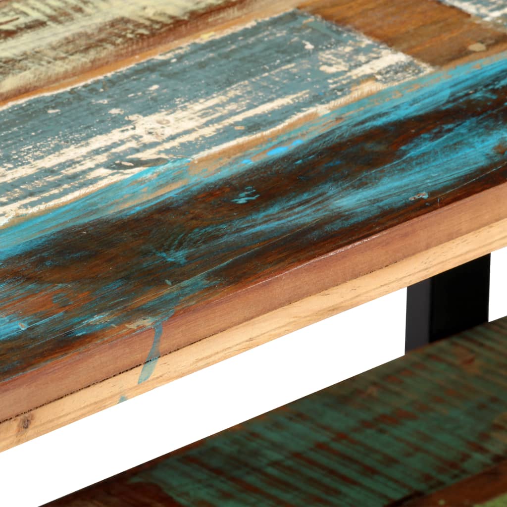 Móvel de TV de madeira recuperada maciça