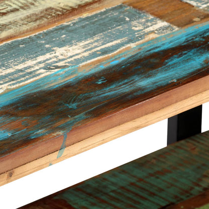 Móvel de TV de madeira recuperada maciça