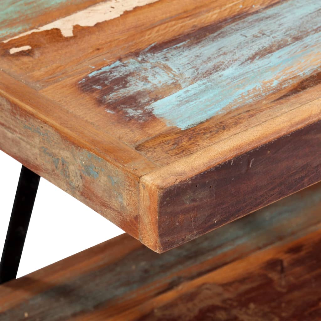 Móvel de TV de madeira recuperada maciça