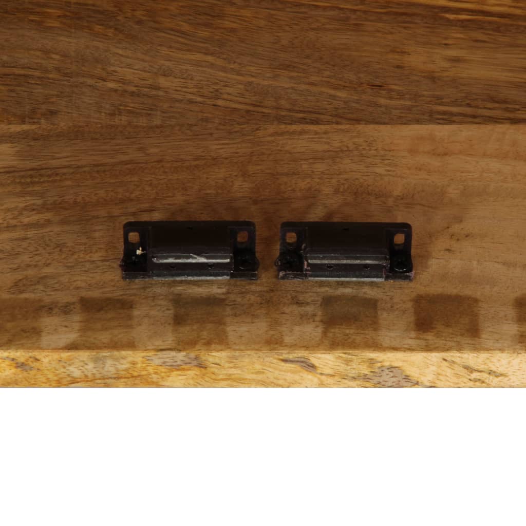 Móvel de TV de madeira de mangueira maciça