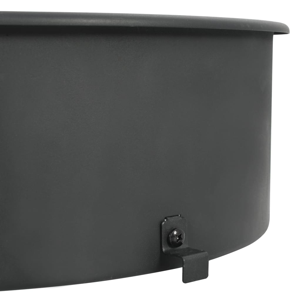 Conjunto espeto giratório para churrasqueira 57 cm preto