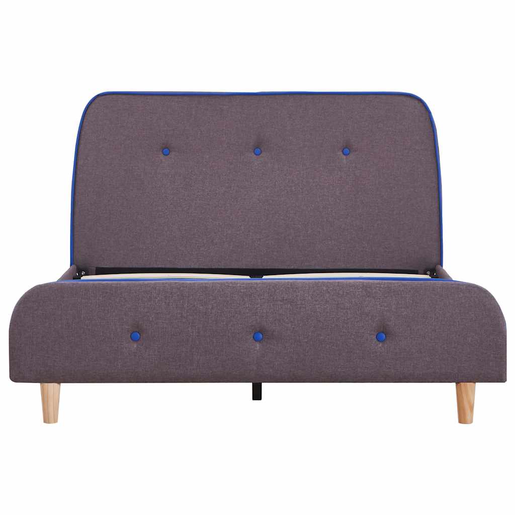 Estrutura de cama sem colchão 120x190 cm tecido