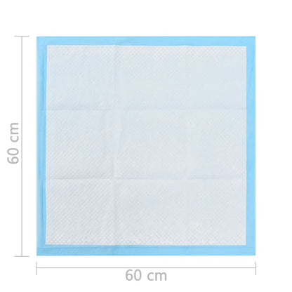 Resguardos p/ treino animais de estimação 100 pcs 60x60 cm TNT